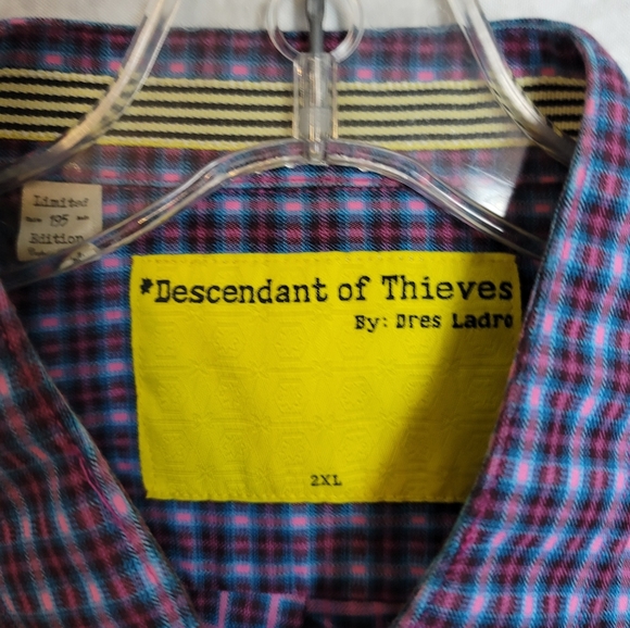 Upcycled Button Down Shirt - Picture 3 of 7